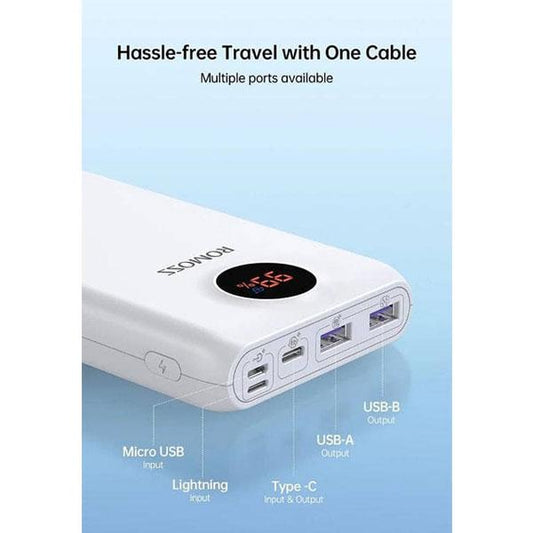 ROMOSS Pho10f 22.5w Fast Charging 10000mah Power Bank