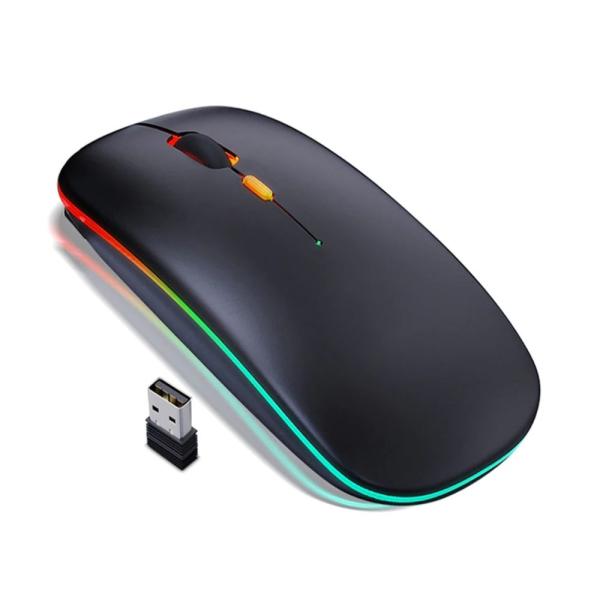 HP W10 Wireless RGB Bluetooth, Wireless, Rechargeable Slim Mouse