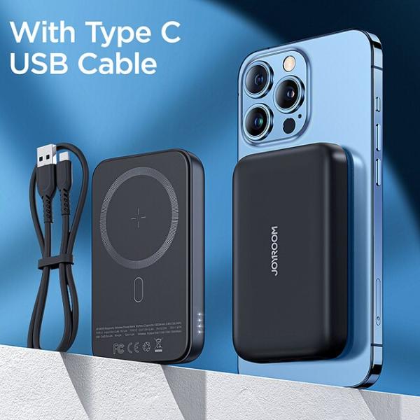 Joyroom Jr-w020 20w Wireless Power Bank 10000mah White/Black