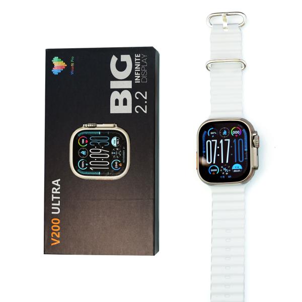 V200 New Fashion Ultra 2.2 Large Screen Ip68 Waterproof Sport Smart Watch