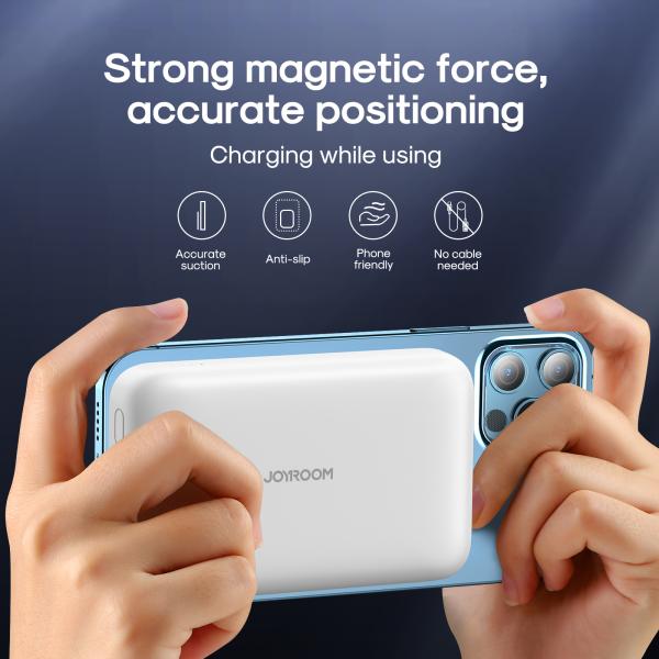 Joyroom Jr-w020 20w Wireless Power Bank 10000mah White/Black
