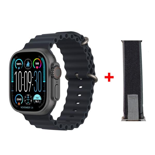 Hk10 Ultra 3 2.02 Amoled Display G-sensor Ai Features with Wearfit Pro App 2 Straps