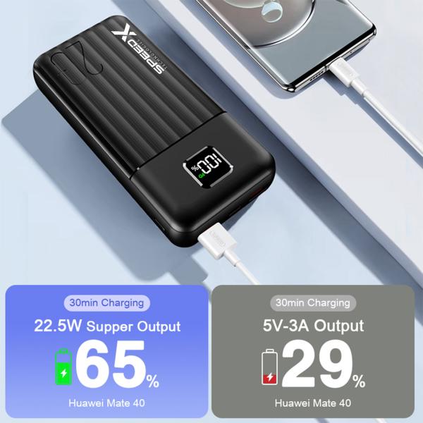 SpeedX Sp-s288l 3in1 (22.5w) 20000mah Fast Charging Power Bank