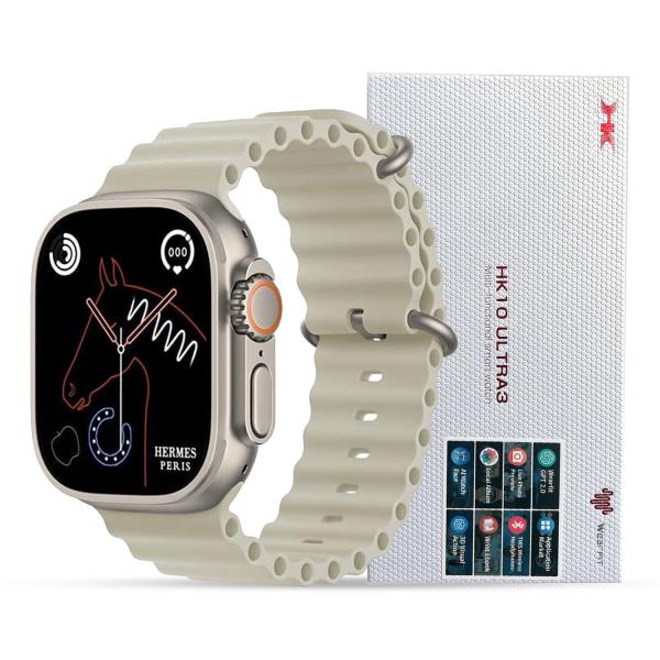 Hk10 Ultra 3 2.02 Amoled Display G-sensor Ai Features with Wearfit Pro App 2 Straps