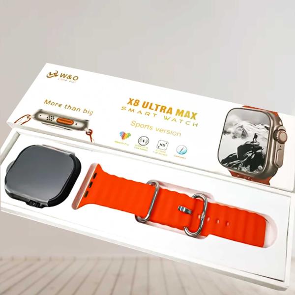 2.2 Inch X8 Ultra Max with Compass Smart Watch Series 8 NFC Always-on Display & Wireless Charging