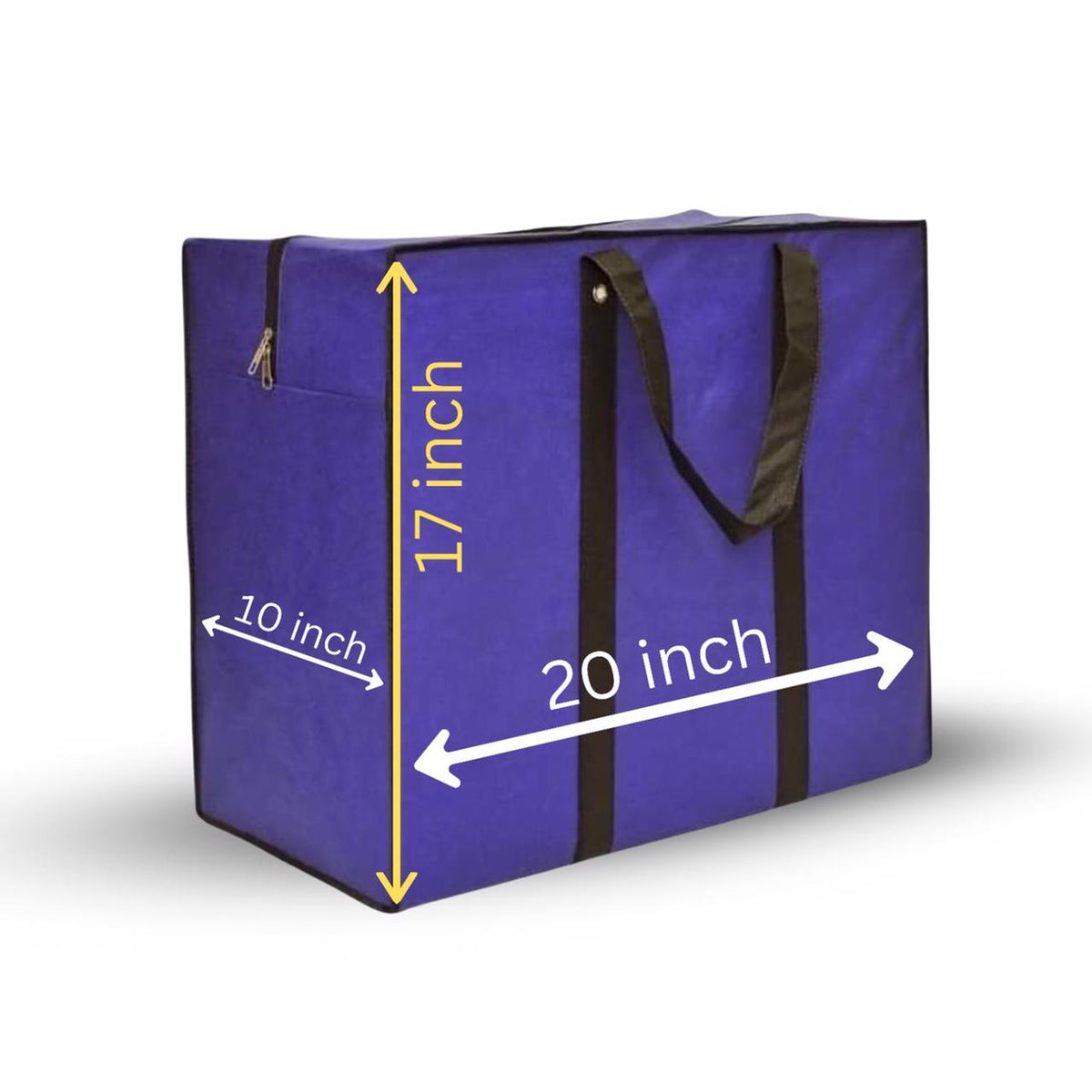 Organizing Non-Woven Bag with Reinforced Handles