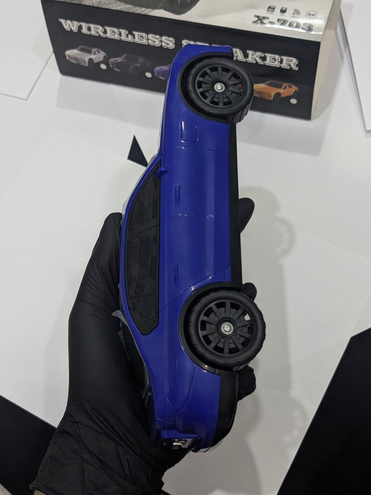 X-703 Car Shape Wireless Bluetooth Speaker – Powerful Sound, Stylish Design & Portable Music!