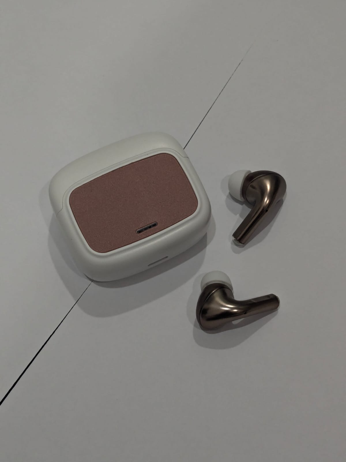 True Wireless Earbuds Bluetooth 5.4 with Quad Mic ENC, Up to 70 Hours Playtime, 13mm Drivers, Low Latency Mode, Touch Controls and Charging Case (Brown)