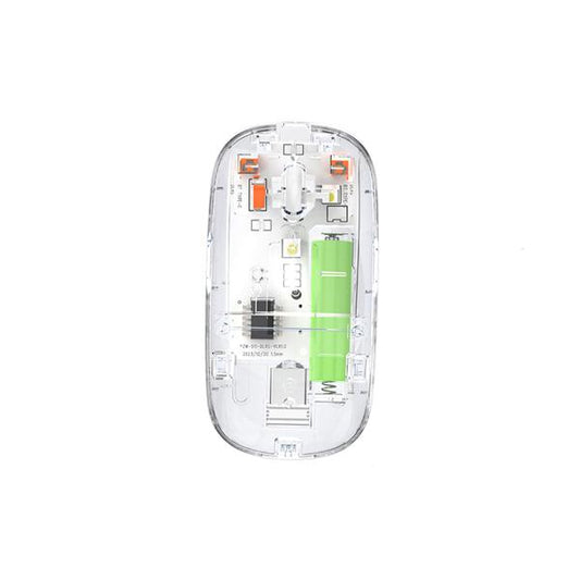 Transparent Wireless + Bluetooth Dual-mode Rechargeable Mouse
